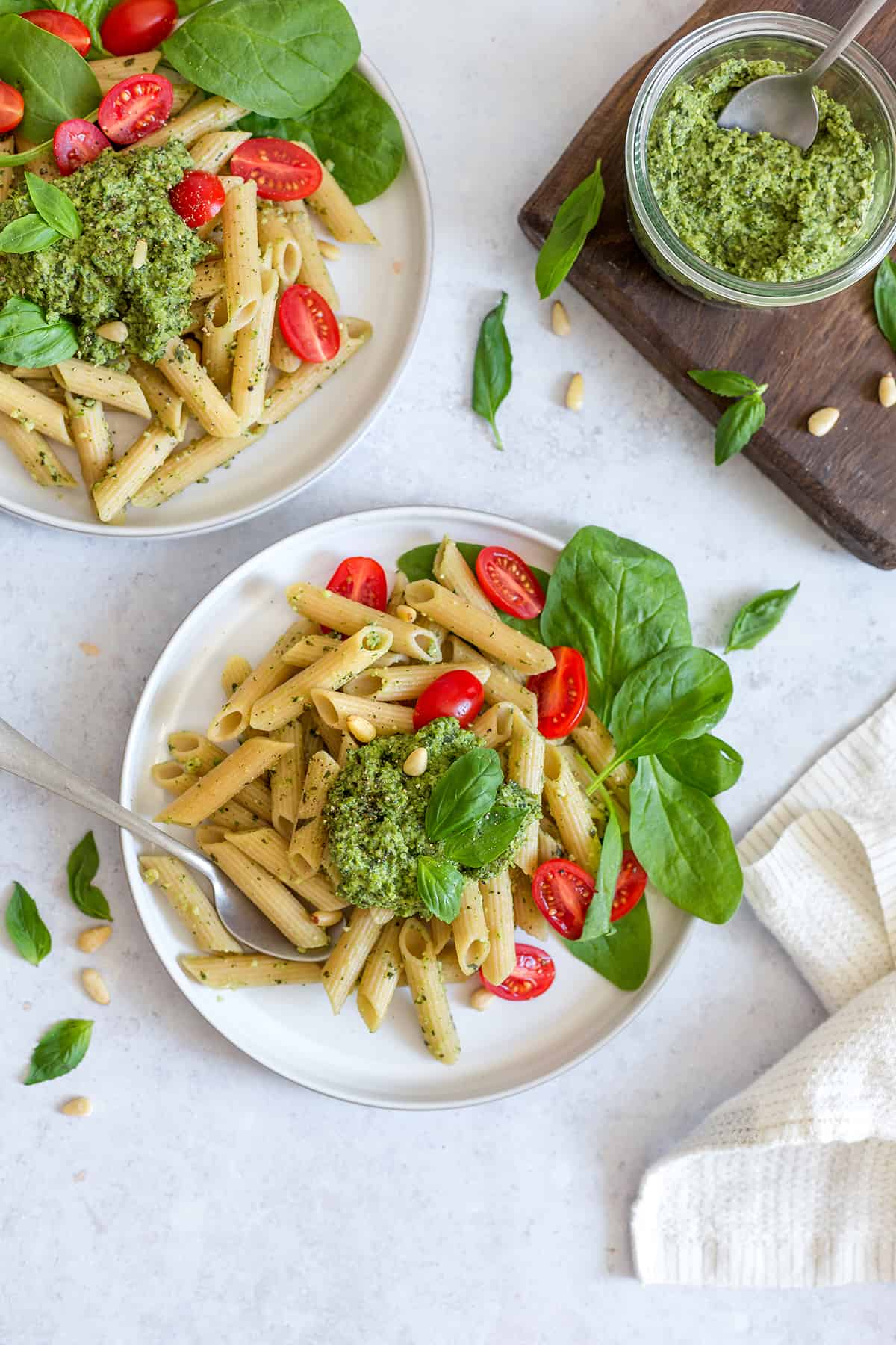 Gluten free Wild Garlic Pesto Pasta Vegan - Early Brawd