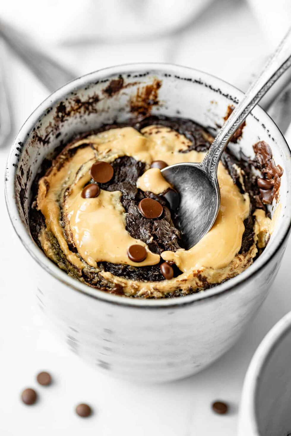5ingredient Flourless Peanut butter Brownie Mug Cake Early Brawd