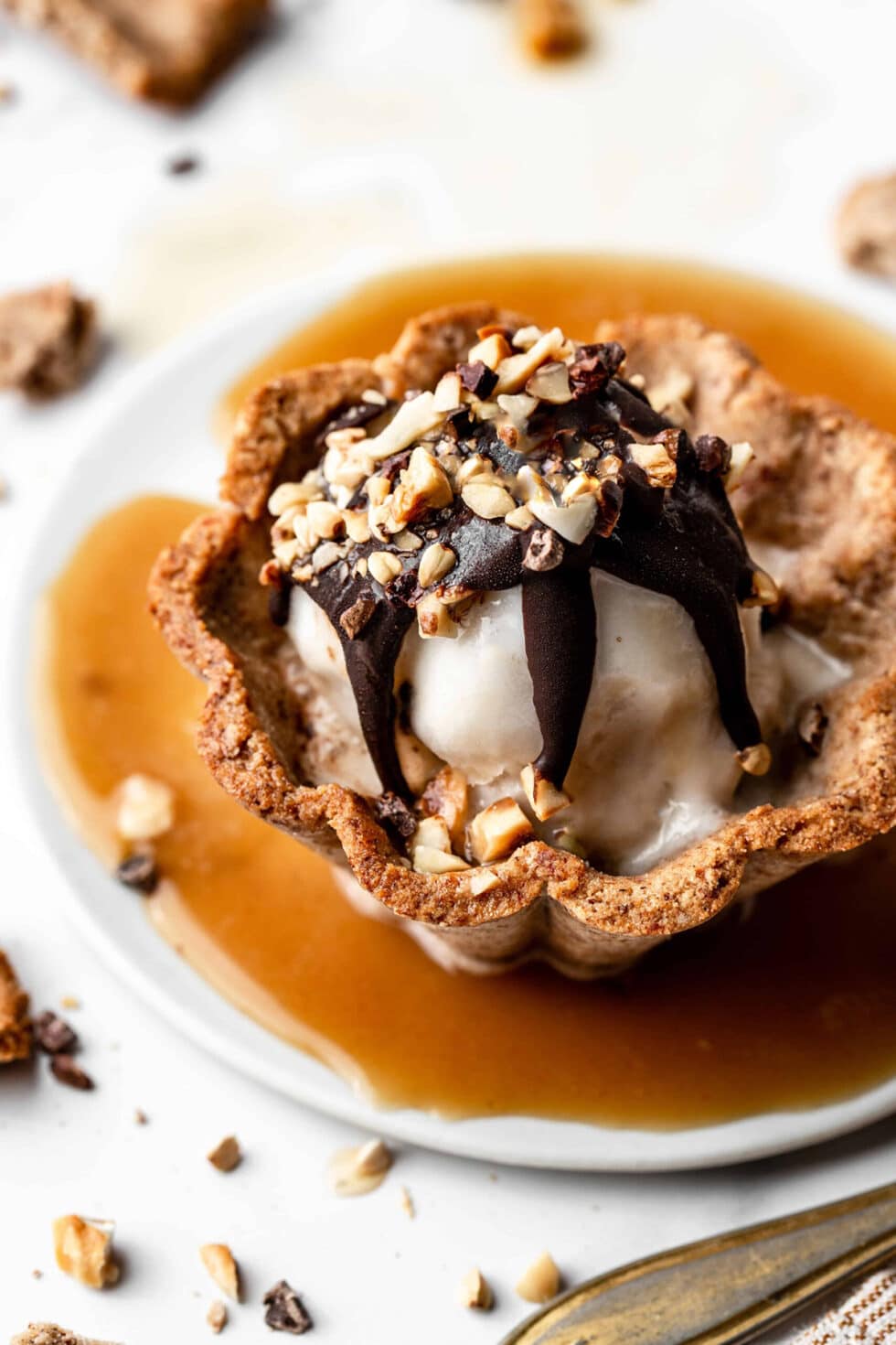 Decadent Affogato Cookie cups (gluten free) Early Brawd